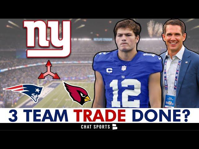  3 TEAM TRADE? Giants, Patriots & Cardinals Making MAJOR TRADE? | New York Giants Rumors