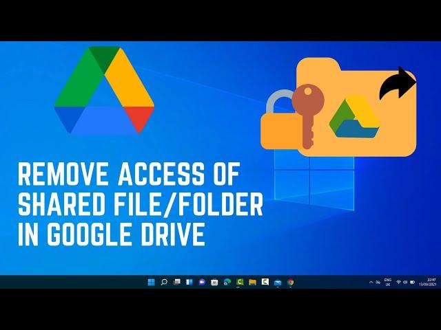 How to Remove Permissions for Shared Files or Folders in Google Drive | Complete Guide