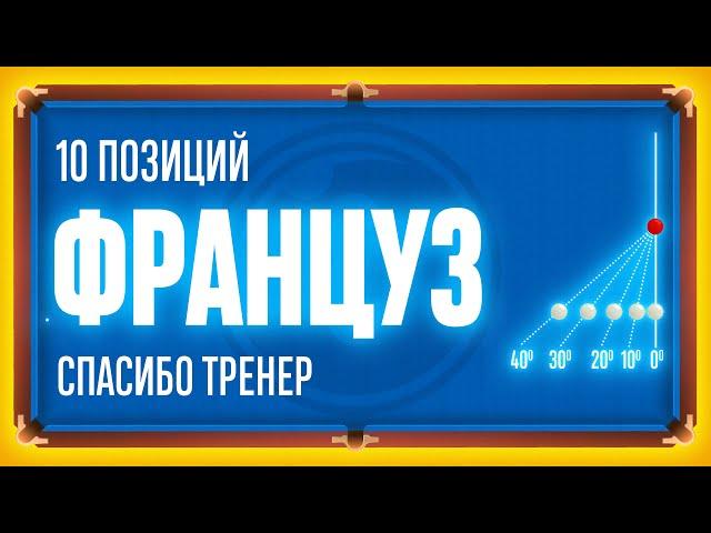 ФРАНЦУЗ. 10 ПОЗИЦИЙ