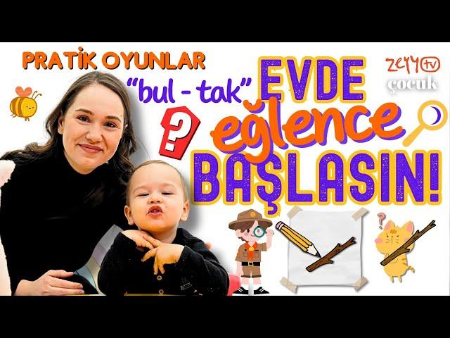 Doğadan Topla , Evde Oyna “Bul-Tak” | Pratik Oyunlar