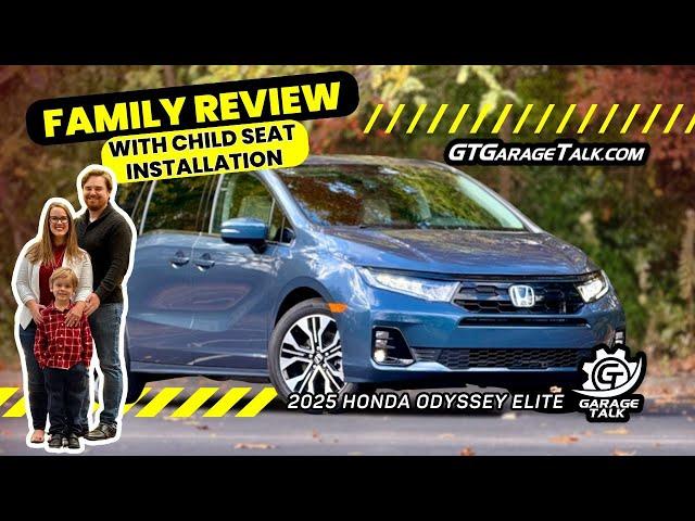 2025 Honda Odyssey Elite // Family Review with Child Seat Installation