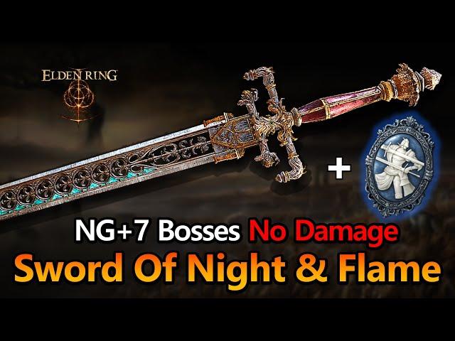 Elden Ring - Sword of Night and Flame vs NG+7 Bosses (No Damage) [1.16 ver]