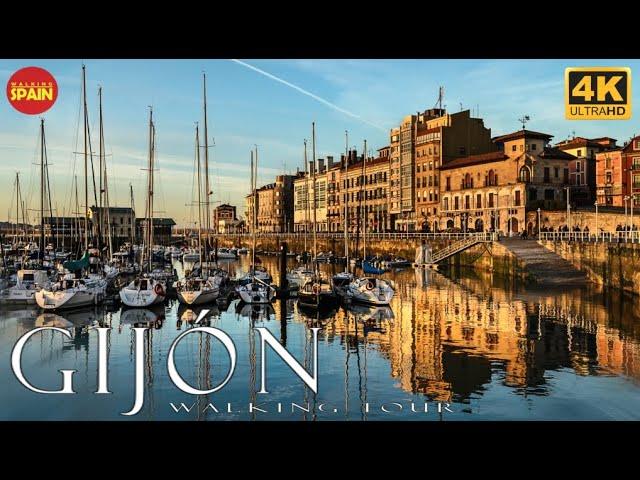 [4K] GIJÓN Tour. Discover why it is one of the Spanish cities with the best quality of life #spain