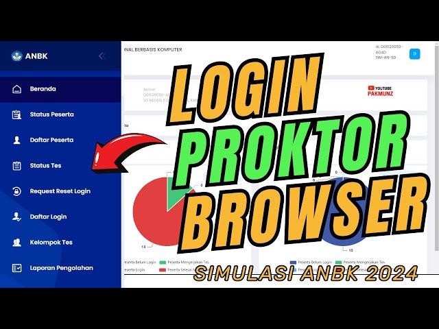 Simulasi ANBK 2024 - Login Proktor dan Aktivasi SIswa dan Penjelasan Menu Proktor