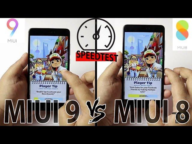 MIUI 9 vs MIUI 8 Speedtest - Faster Than Ever?