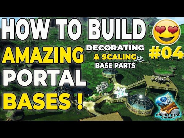 How To Build A Portal Base - Scaled Up Parts for Decorating #nomanssky