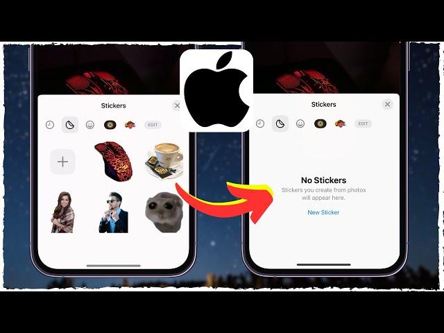 How to Delete / Remove Stickers on iPhone (2024)