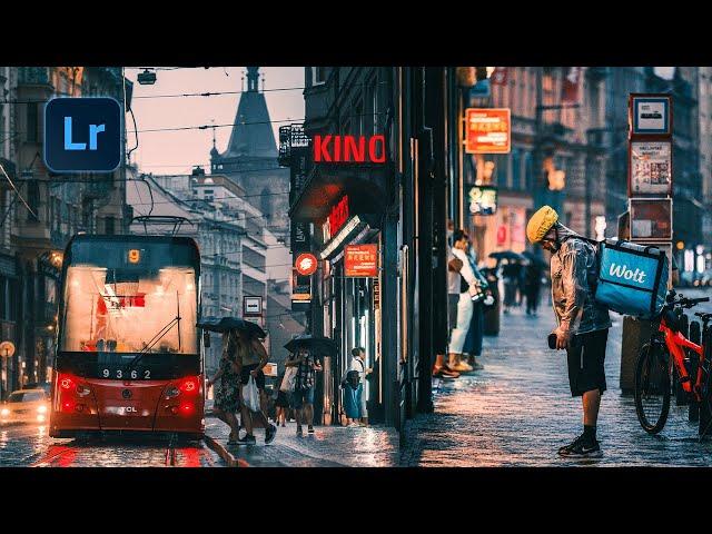 How to get MOODY CINEMATIC street photography look + FREE Lightroom Preset