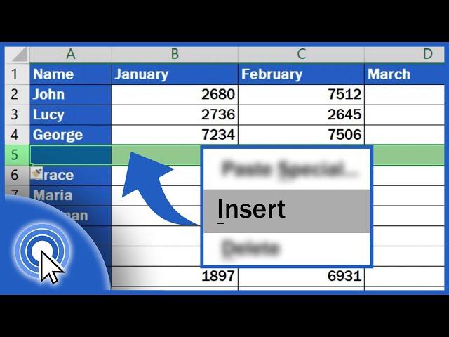 How to Insert Row in Excel