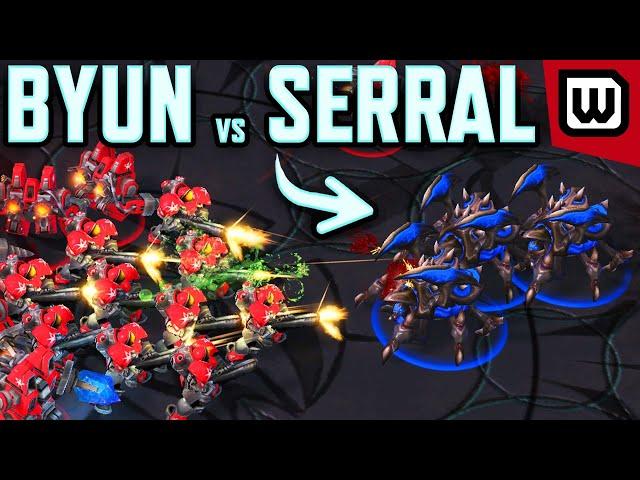 ByuN vs Serral - Huge mistake turns the game! StarCraft 2