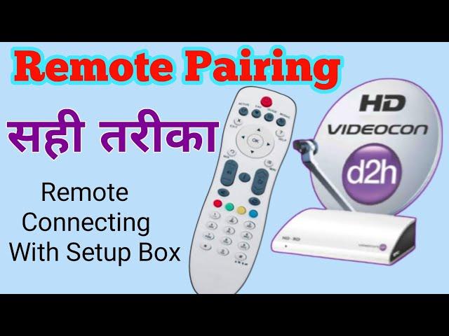 Videocon D2H RF(Radio frequency) Remote Pairing RF 6666-D2h HD 3D Full Explain Hindi