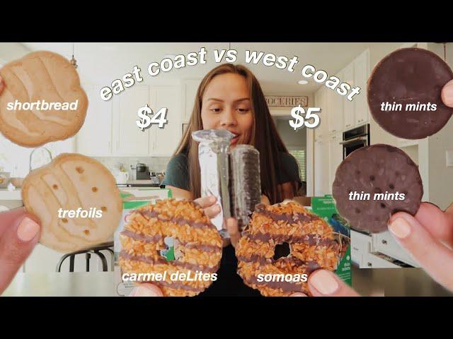 COMPARING GIRL SCOUT COOKIES FROM DIFFERENT STATES