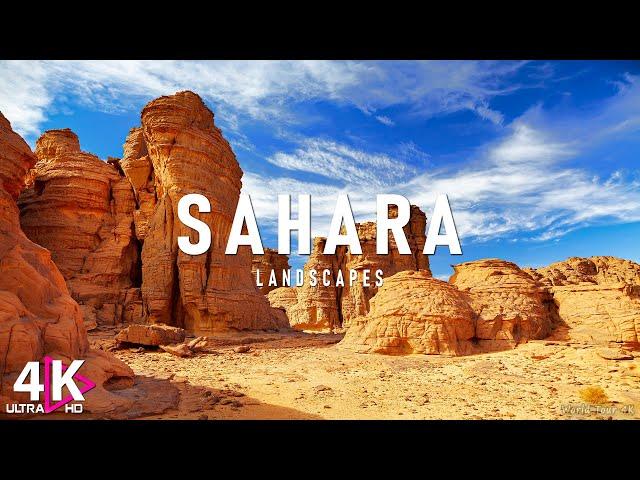 FLYING OVER SAHARA (4K UHD) - Relaxing Music Along With Beautiful Nature Videos - 4K Video Ultra HD