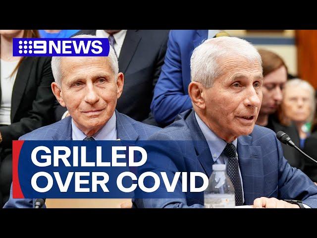 Top former US public health official grilled over COVID-19 pandemic response | 9 News Australia