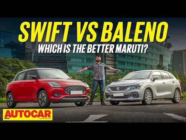 2024 Maruti Swift vs Maruti Baleno - Sibling Rivalry | Comparison | Autocar India