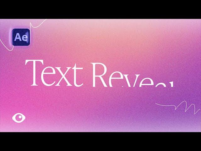 Easy Typography: Text Reveal Animation (2024 Updated) | Adobe After Effects Tutorial