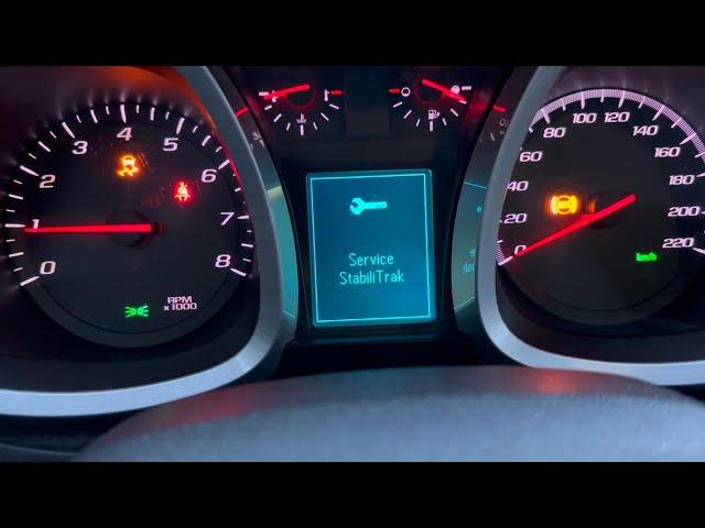 Chevy Equinox/GMC Terrain Service Stabilitrak Diagnosis