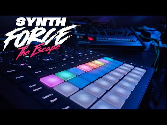 Synthwave Jam on Novation Circuit Tracks, Roland JU-06a and Behringer Deepmind 6