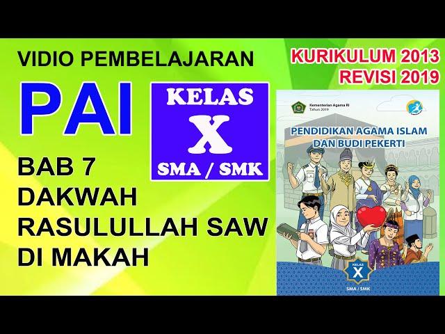 MATERI PAI KELAS X BAB 7 DAKWAH RASULULLAH SAW DI MAKAH