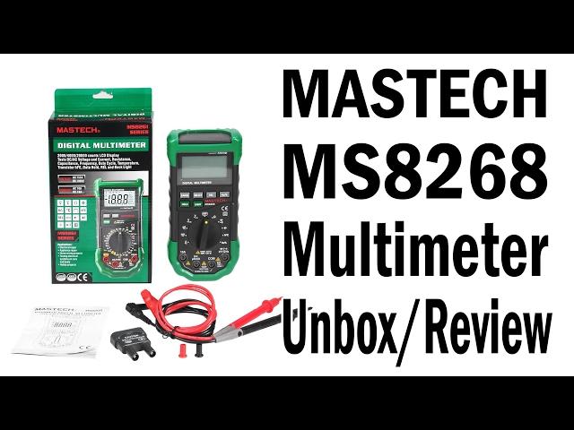 Unboxing and Review of the Mastech MS8268 $23 Multimeter