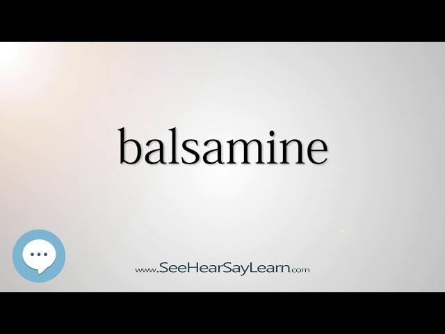 balsamine