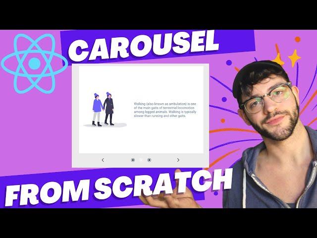 Create Carousel Component in React from Scratch - 2023