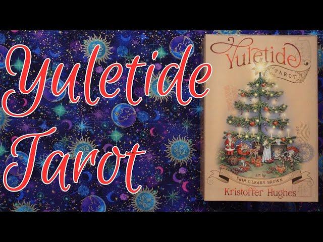 My new favorite HOLIDAY deck!  The Yuletide Tarot by Kristoffer Hughes