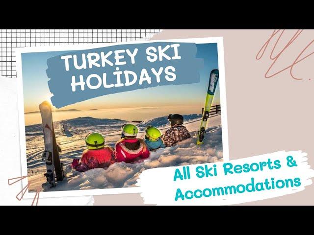 BEST SKİ RESORTS IN TURKEY I 4K VİDEO