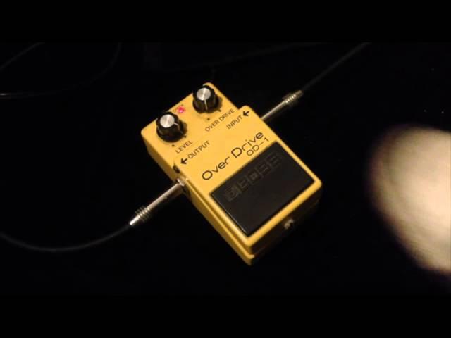 Boss OD-1 Overdrive Pedal Demo