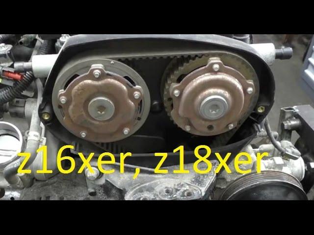 Camshaft gear adjusters replacement on z16xer z18xer Astra H, Zafira B, Vectra C p0011 p0014 noise