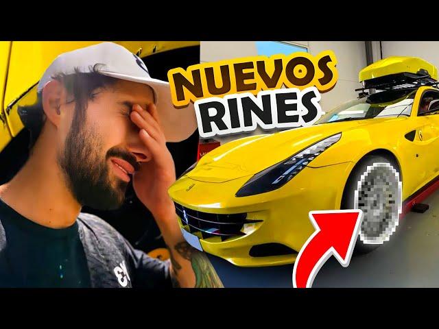 Me chocaron el Ferrari y le cambiamos los rines  Y NUEVO THULE