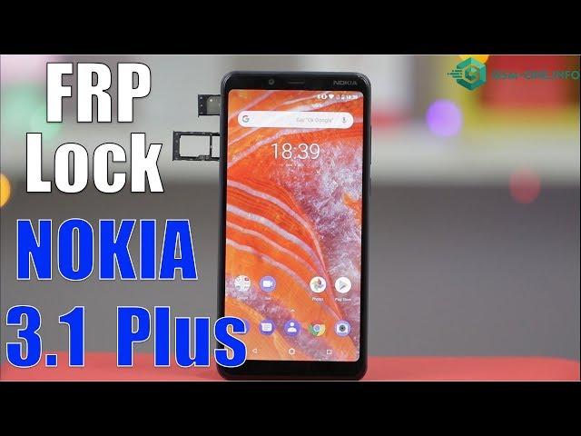 Bypass FRP Lock Nokia 3.1 Plus