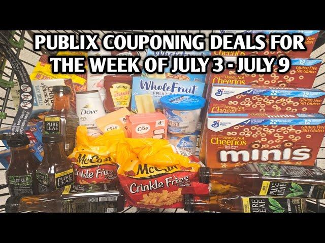 PUBLIX DEALS FOR THE WEEK OF JULY 3 - JULY 9 #publix #publixcouponing