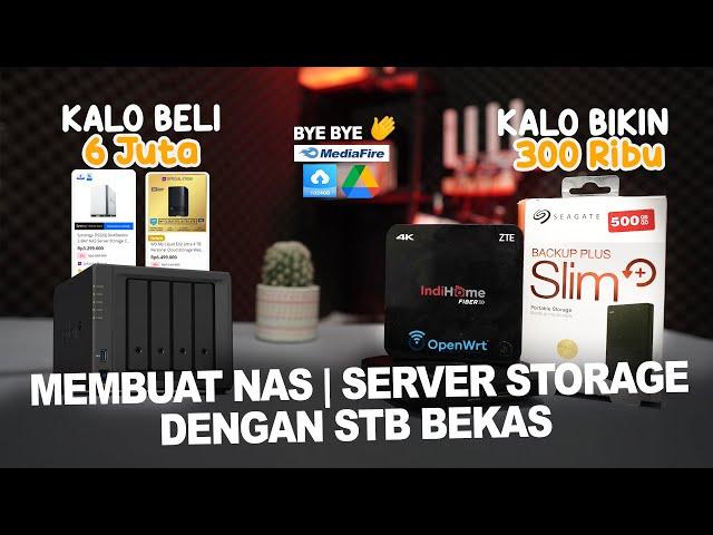 Cara Membuat NAS Server Storage. Gampang, Murah Dengan STB Bekas