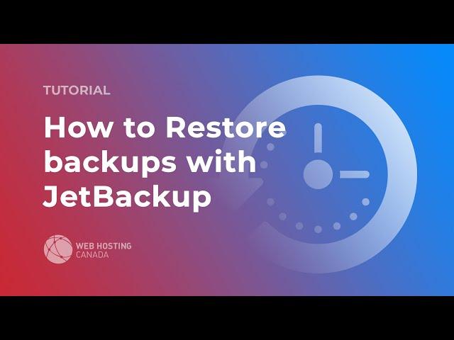 How to Restore Backups with JetBackup in cPanel