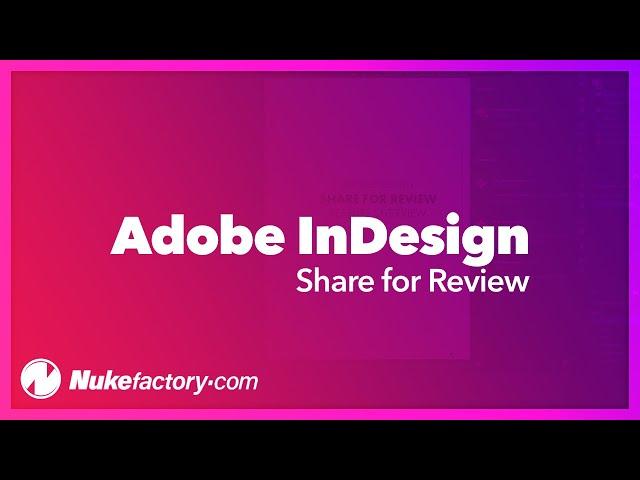 InDesign 2020 Share for Review comparison with Document Cloud Review