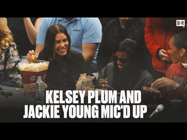 Kelsey Plum and Jackie Young were locked in for UConn-Iowa Final Four game