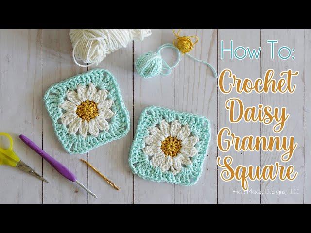 EASY CROCHET: Daisy Granny Square (Beginner-Friendly!)