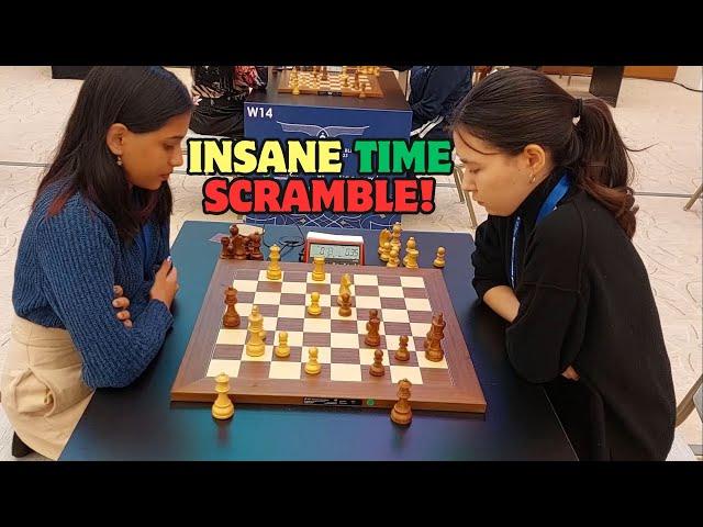 Fatal Blunder on low time! | Divya Deshmukh vs Meruert Kamalidenova | Women's World Rapid