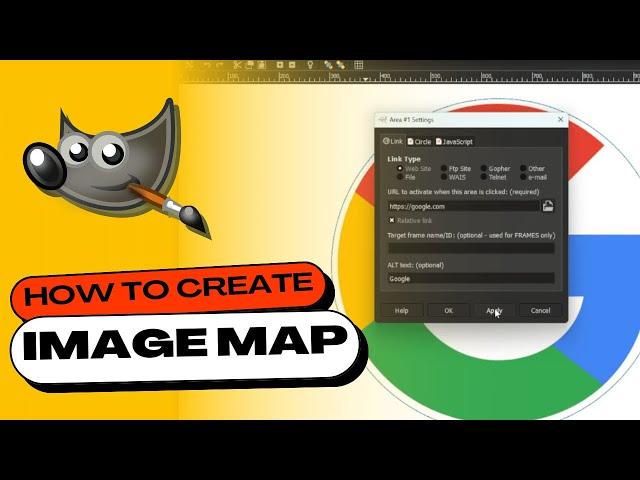 Link Parts of Your Image to a URL Using GIMP (Clickable Image Map)