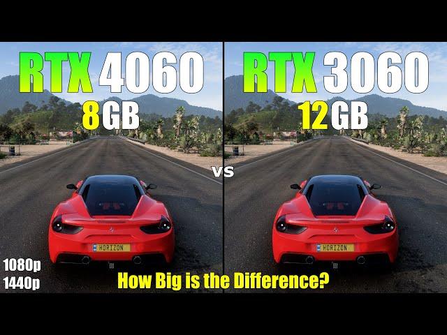 RTX 4060 vs RTX 3060 : Tested in 10 Games - 1080p, 1440p