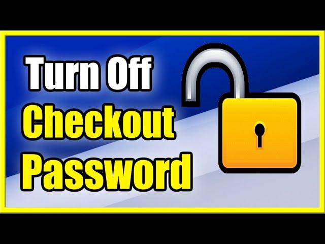 How to TURN OFF PS5 Checkout Password for Store Purchases (Fast Tutorial)