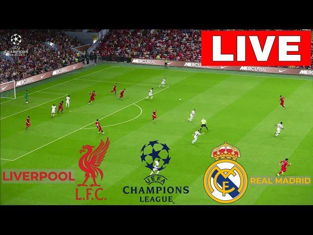 LIVE : Liverpool vs Real Madrid | Champions League 2024 | Match LIVE