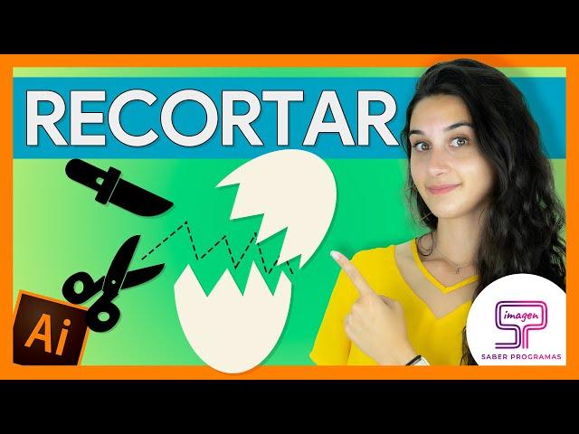  CORTAR OBJETOS en Adobe Illustrator  3 Herramientas para recortar