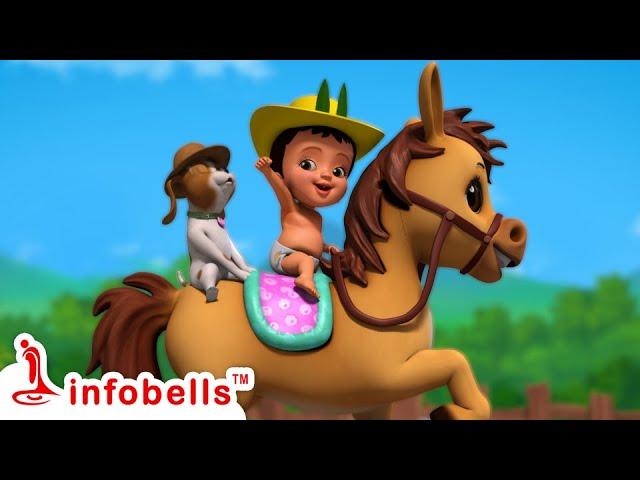 Aam Pata Jora Jora - আম পাতা জোড়া জোড়া | Bengali Rhymes for Children | Infobells