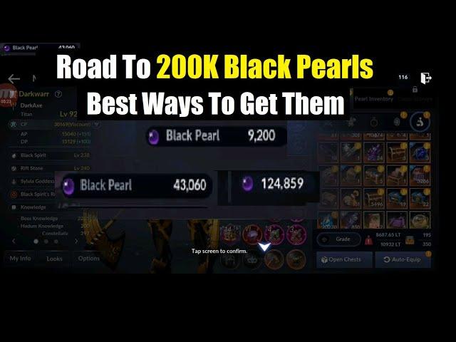 Black Desert Mobile Road To 200K Black Pearl & Best Ways To Get BP