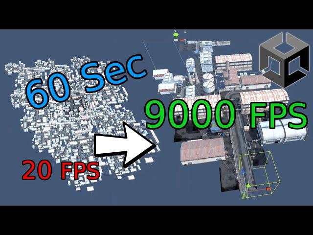 BOOST your FPS with occlusion culling | #UnityIn60Sec