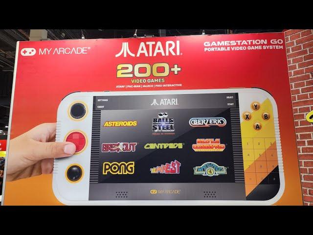 Atari GAMESTATION GO & Controller Options! | My Arcade CES 2025