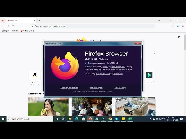 How to update firefox?