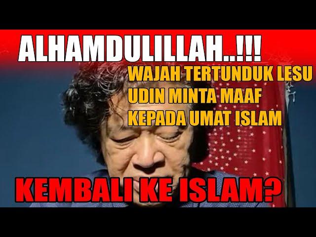 SAIFUDIN IBRAHIM TERTUNDUK LESU MINTA MAAF, DIA RINDU AGAMA ISLAM